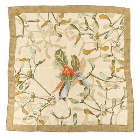 HERMES Silk Neige d'Antan Scarf 90 1510871 